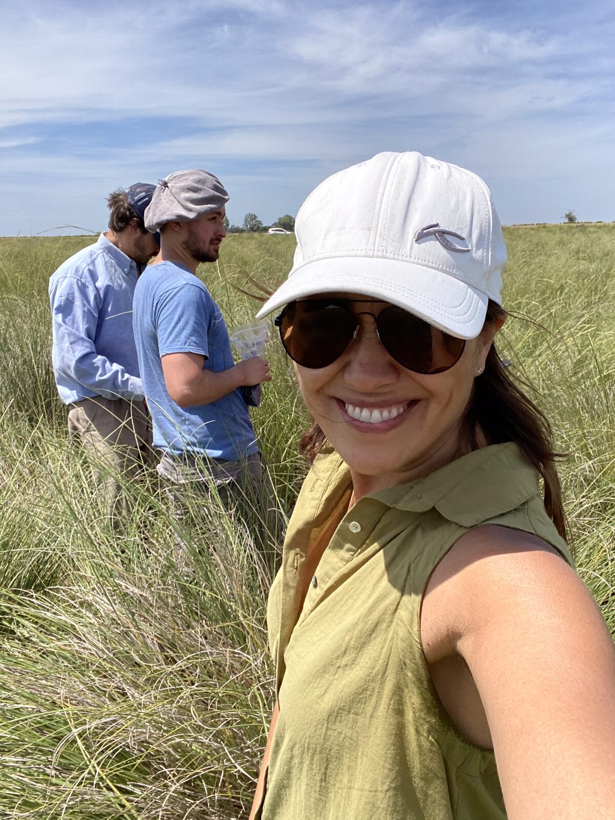 Equipo de La Cecilia y El Mangrullo en el campo